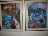 EMANUEL LEPLIN SIGNED OIL PAINTINGS