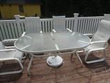 NEW OUTDOOR SET 8 CHAIRS 3 TABLES 2 LOUNGE