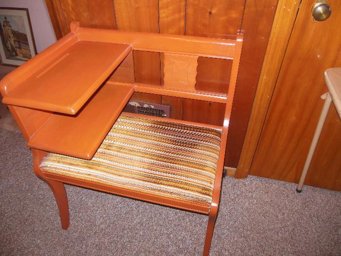 Mid Century Re painted Telephone table