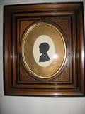 Victorian silhouette of small boy