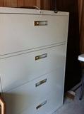                   4-drawer lateral filing cabinet