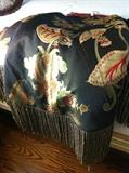               custom made throw with long fringe