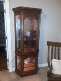                       curio cabinet (chair not for sale)