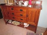 $250 Oak Mission Style Buffet