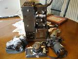 35mm Cameras & 16 mm projector