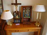 Vintage religious icons from the 1930's approx