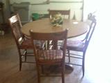 table and chairs