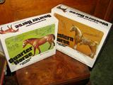 Breyer horses all corralled in original boxes