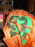 Witch's cape - harlequin costume in adult size small
Hollywood box & mask