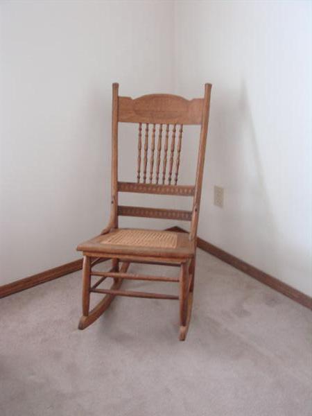 oak rocker - sew sweet