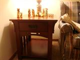 Broyhill Mission replica lamp table