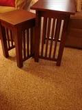 Broyhill Mission stacking tables