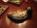 Powder horn dated 1889