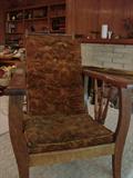 Antique child's Morris chair in original finish