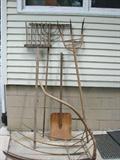 Wonderful wooden implements - very primitive
