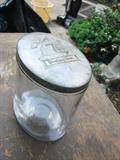 Sterling 7 gum jar - there is a ghost on the lid!!!