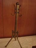 Salesman sample brass hall tree