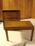 The patent model open with the table up
