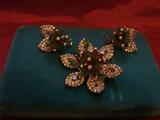 Hobe brooch and earrings - Amazing bling!!!!
