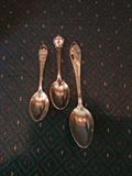 Sterling souvenir spoons