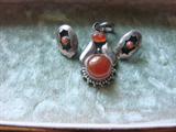 Native American pendant and earrings
