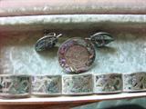 Israel silver with abalone