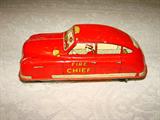 Tin litho Fire Chief
