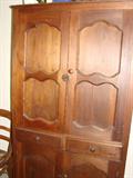 Blind front dish cupboard with great hardware