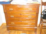 Antique 3 drawer chest