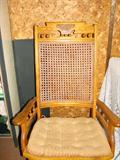 Very sweet caned back & seat rocker - the caning is great!