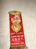 McLean Odd Fellows badge - Some shattering on the top