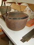 Cast iron pots