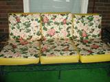 Vintage wrought iron sofa