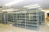 200 sets of metal and wood shelving