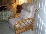 Rattan recliner