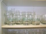 Ivy glasses match Corelle dinnerware.  