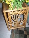 Rattan nesting tables
