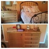 Bed frame, Mattress and Box Spring, Dressers 