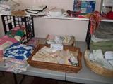 Vintage and antique linen.