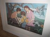 Leo Politi signed print.