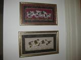 Framed Antique Indian Batik's