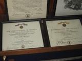 citations ( we have the medals that go with these)