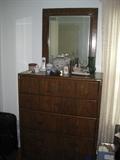 Drexel chest with tall mirror