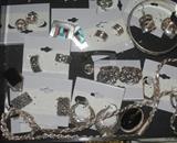 just some of the sterling silver jewelry 1/2 price today!