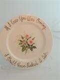 1950's cake plate