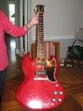 GIBSON SG Special Dual P90 circa 1963; cherry red finish