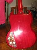 Reverse side of GIBSON guitar