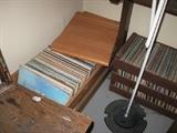 Boxes of LPs