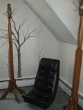 TV rocker and hall trees