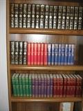 Bookcase filled with "The Harvard Classics"